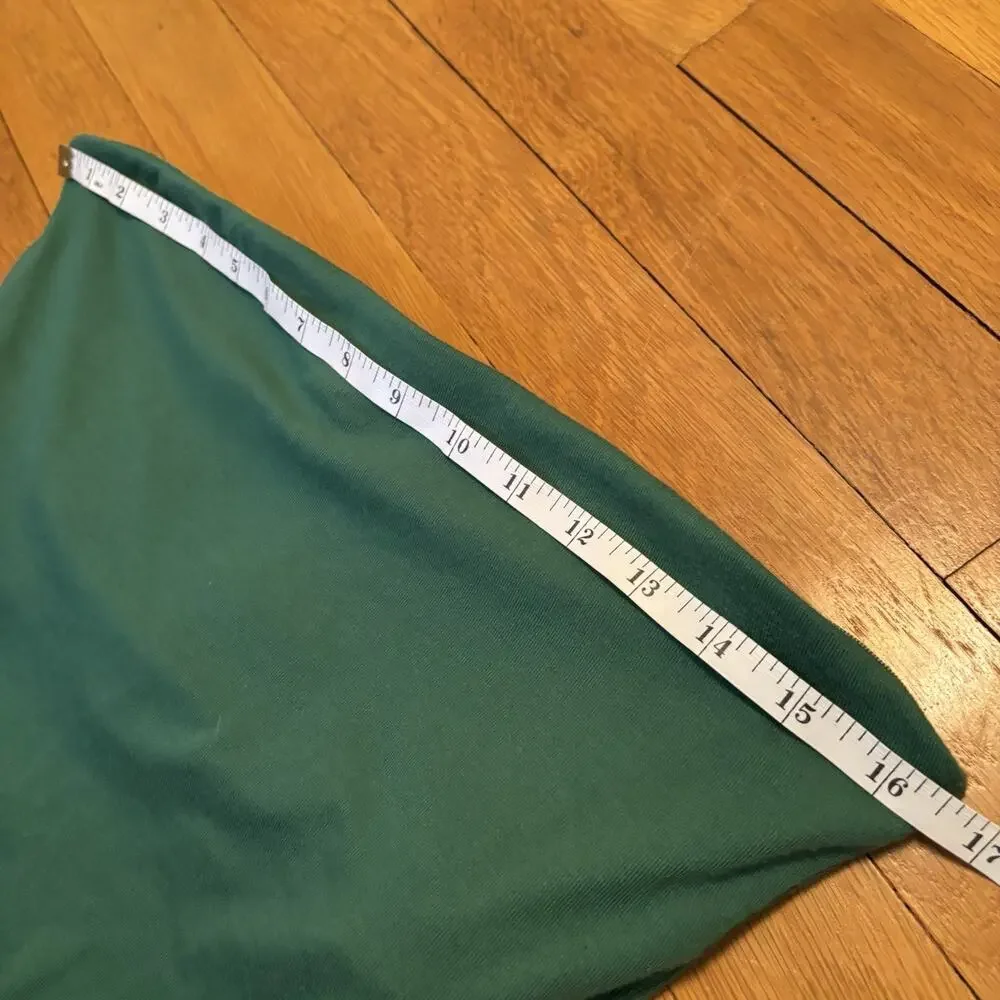 NWT FREE PEOPLE Women’s Dark Green Good Feels Tube Top XL New Summer Resort